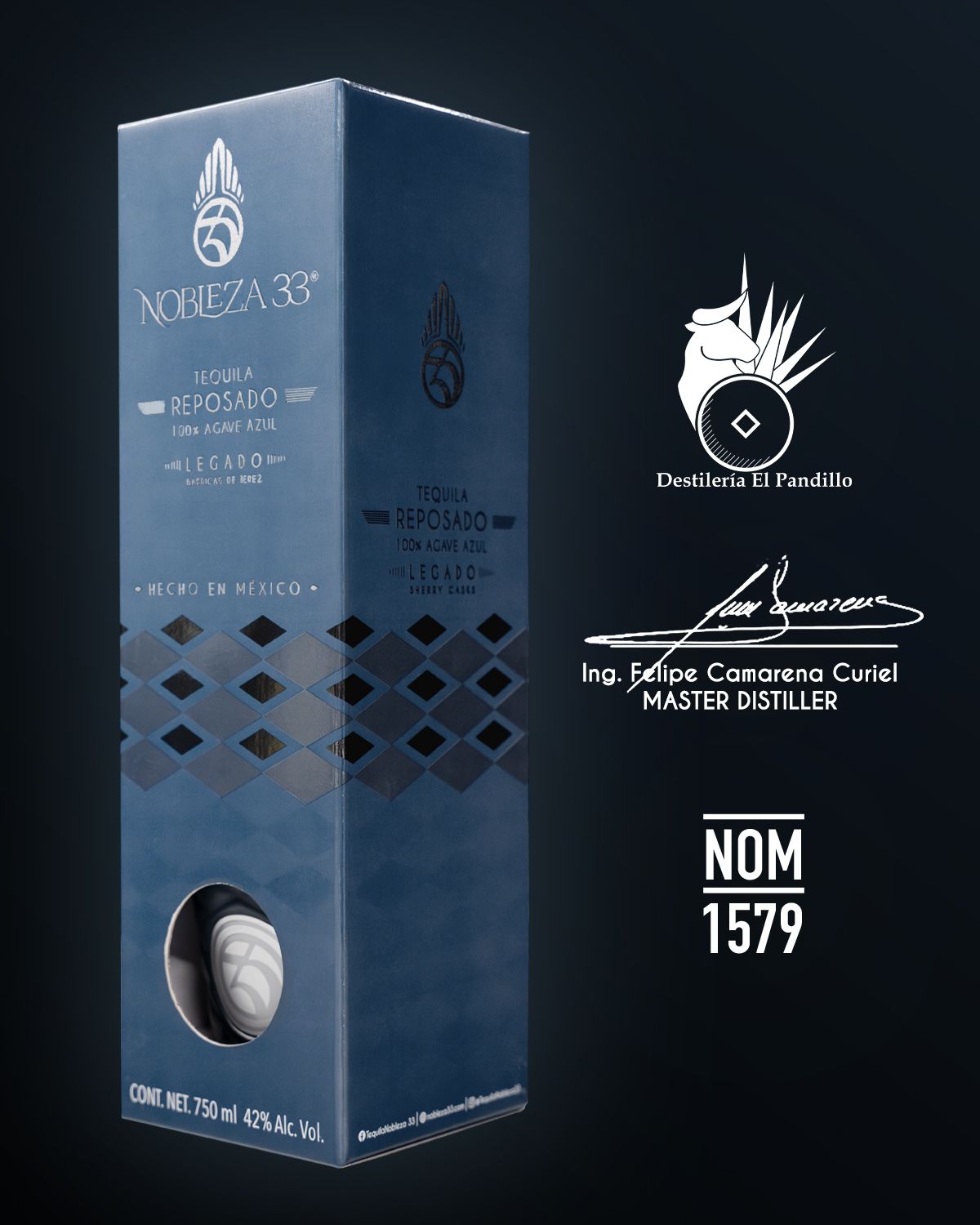 Nobleza 33 Tequila Reposado Legado | Passion Spirits