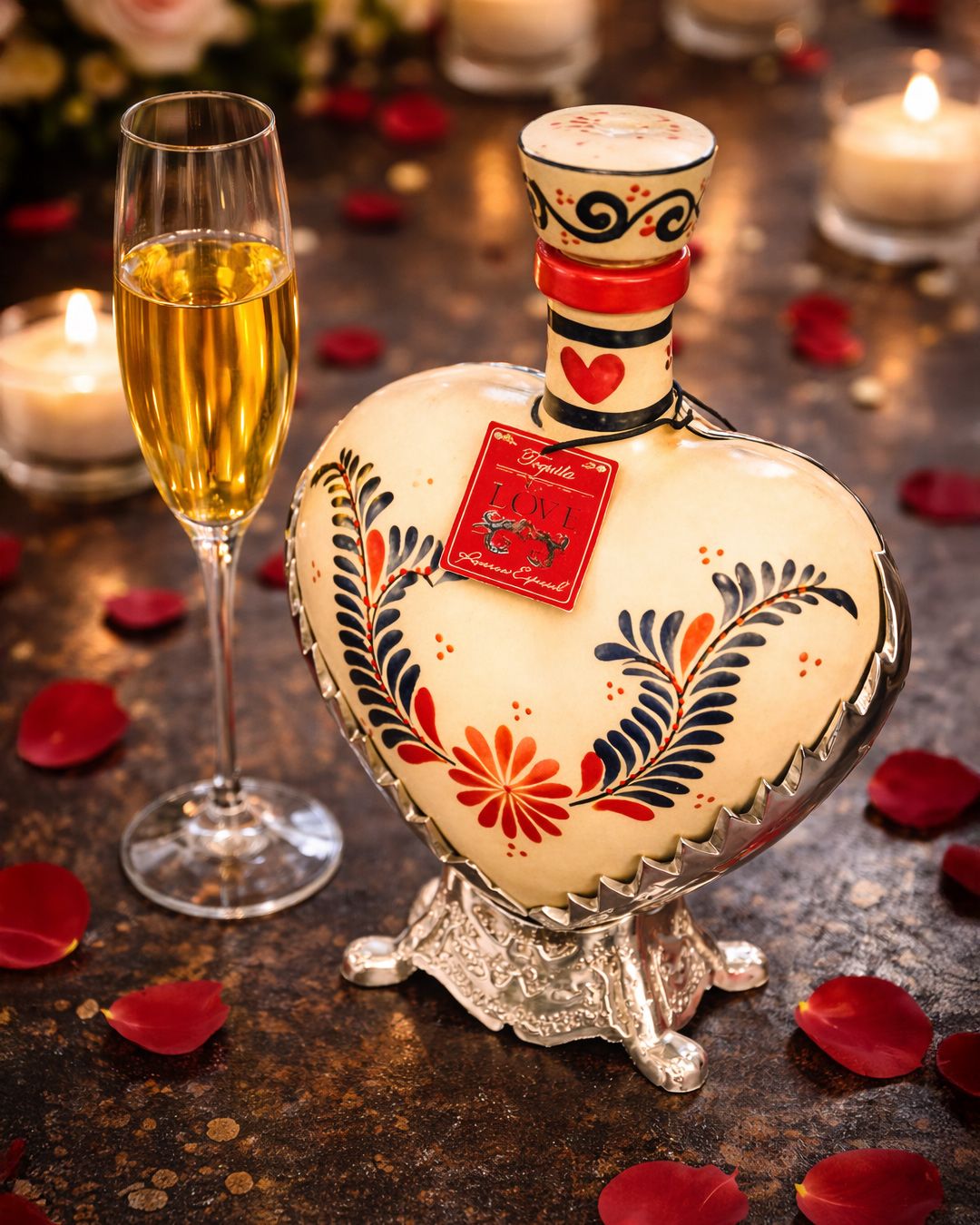 Grand Love Reposado Tequila Reserva Especial 'Ceramic Heart