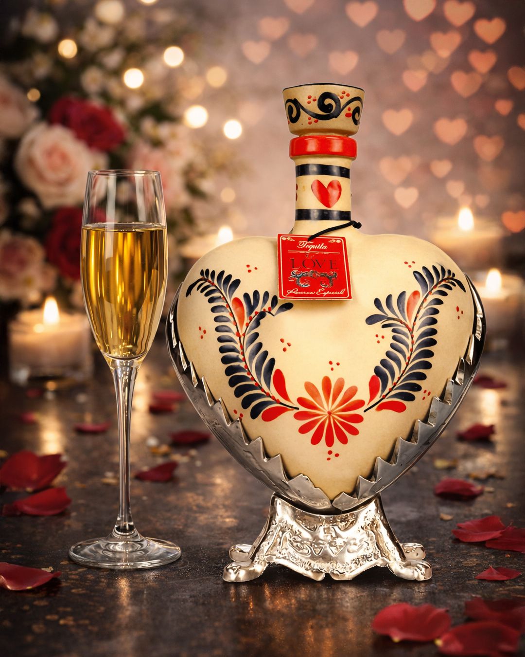 Grand Love Reposado Tequila Reserva Especial 'Ceramic Heart