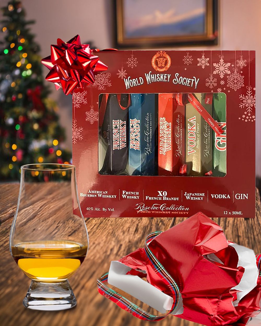 World Whiskey Society Christmas Candy Reserve Collection Gift