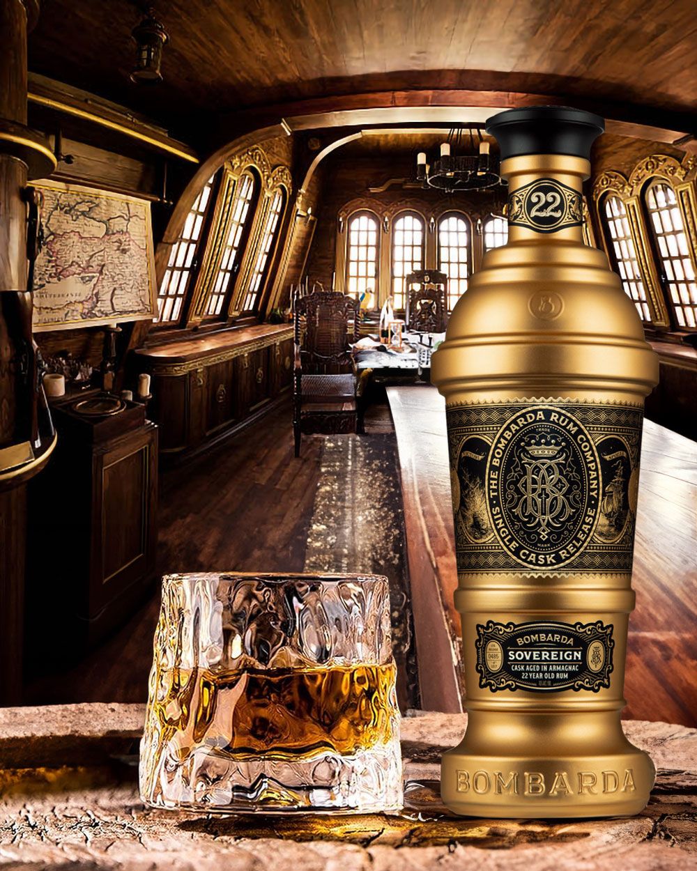 Bombarda Rum Sovereign XO 22 Year Old Dark Guyana Rum Limited