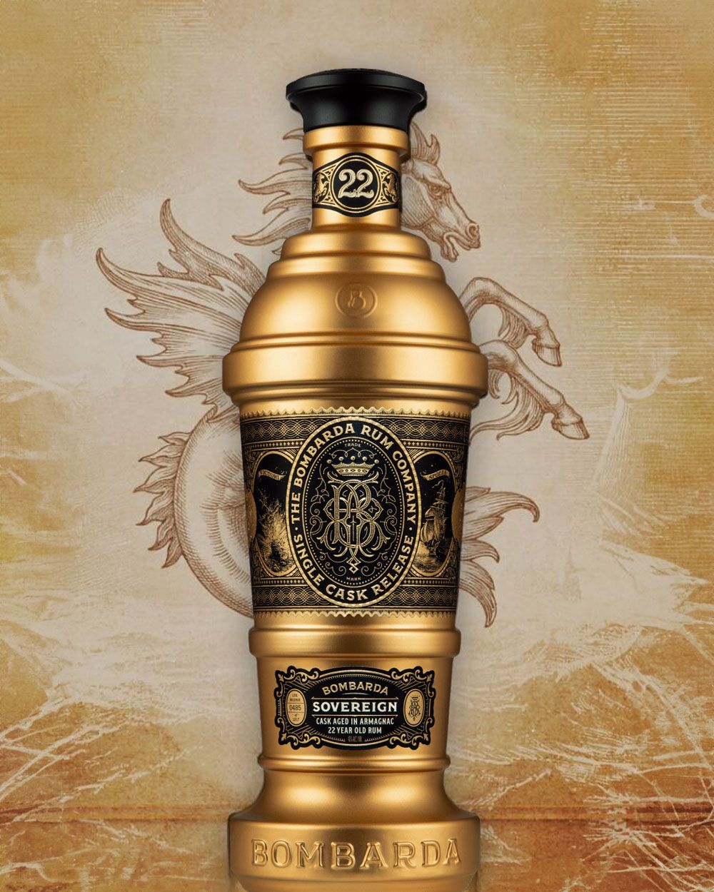 Bombarda Rum Sovereign XO 22 Year Old Dark Guyana Rum Limited