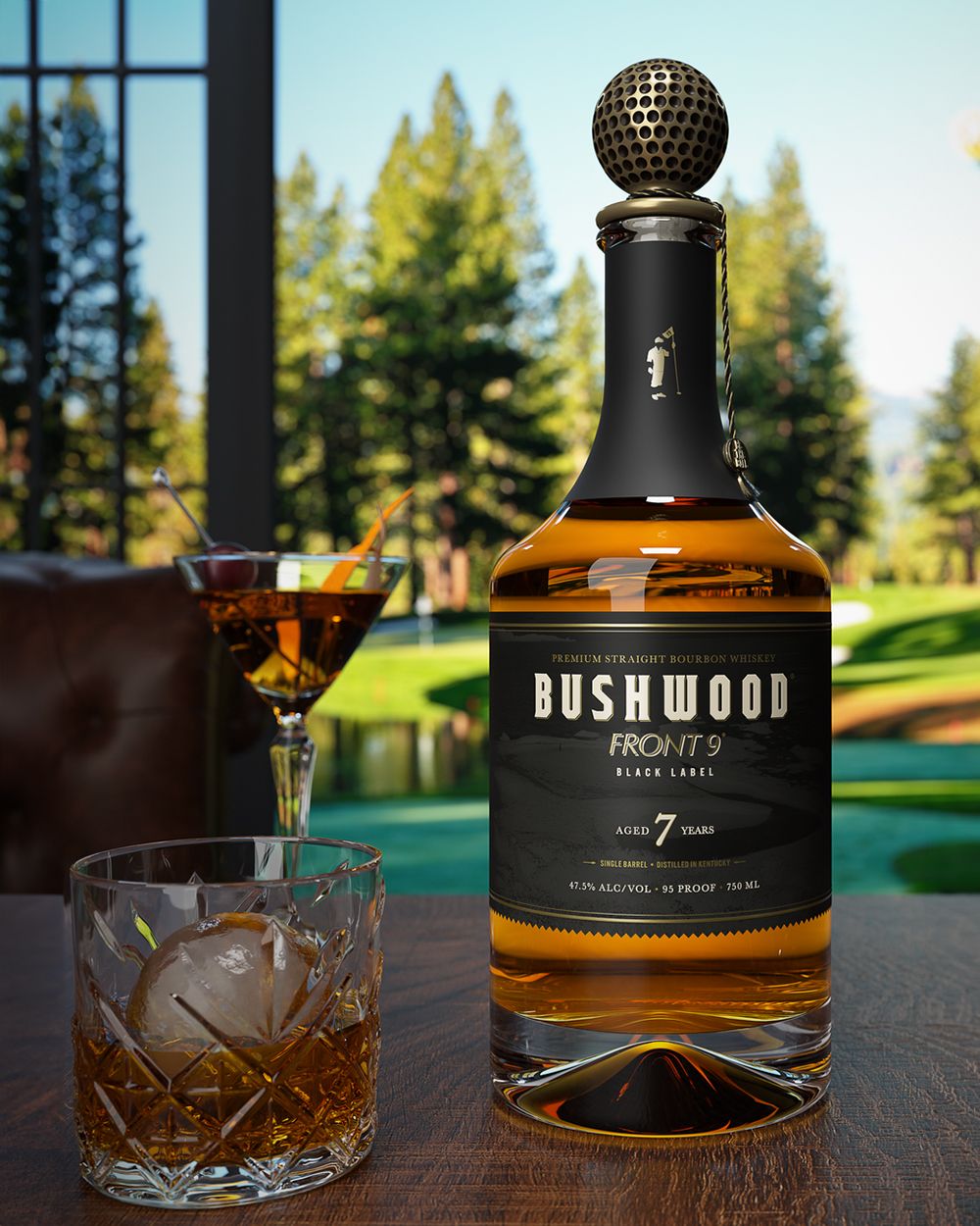Bushwood Front 9 Black Label Aged 7 Years Single Barrel Straight