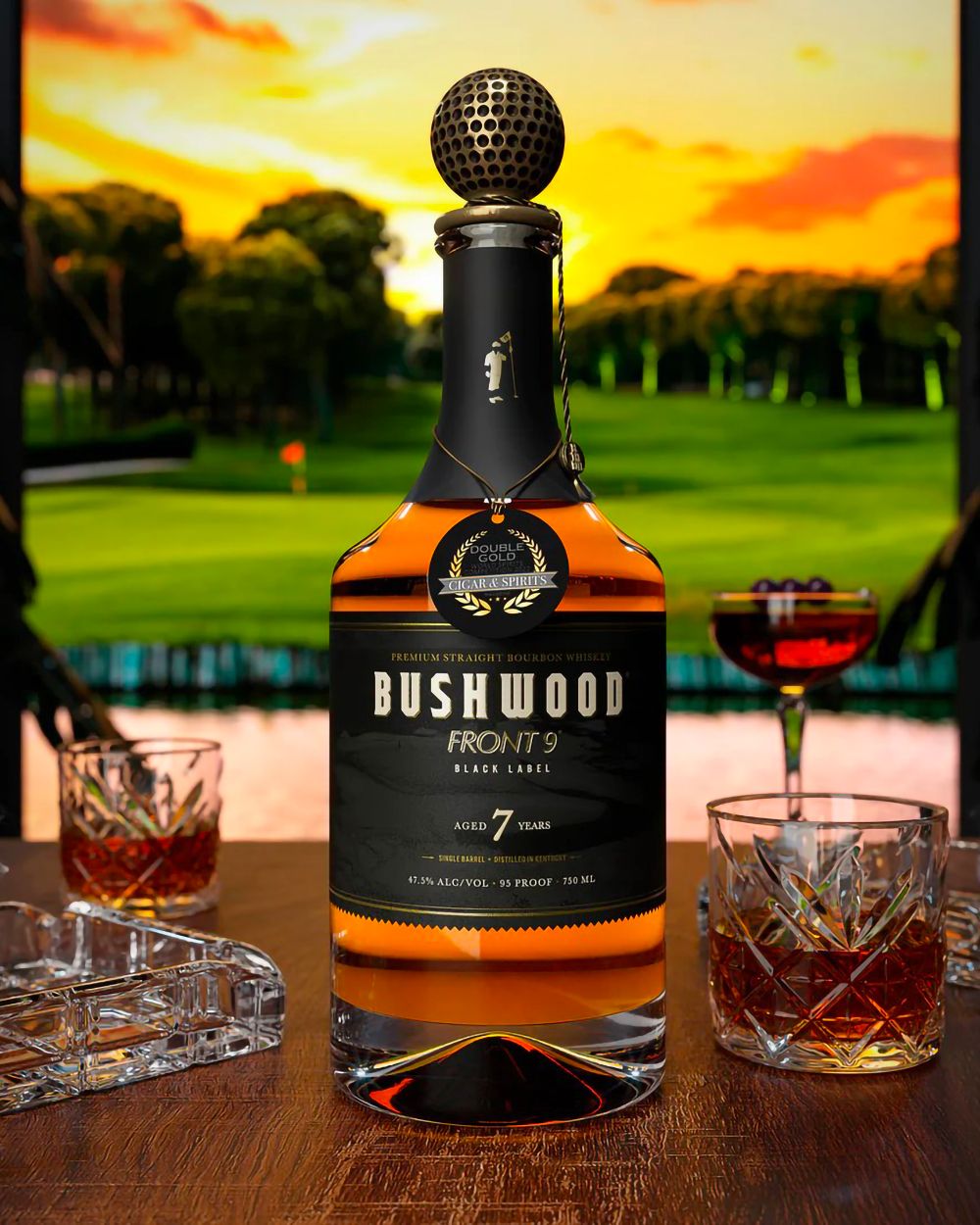 Bushwood Front 9 Black Label Aged 7 Years Single Barrel Straight