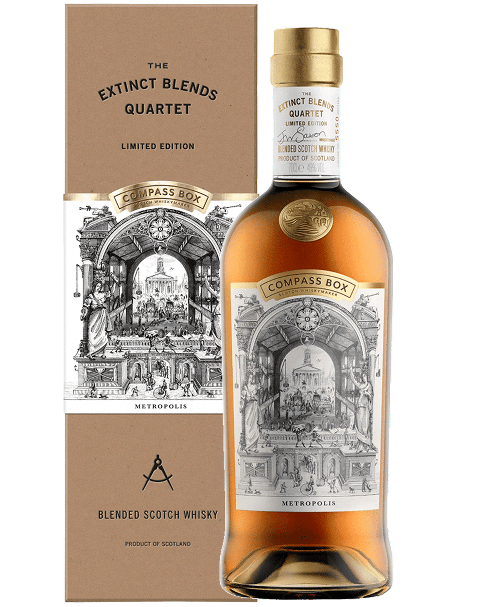Compass Box The Extinct Blends Quartet 'Metropolis' Limited