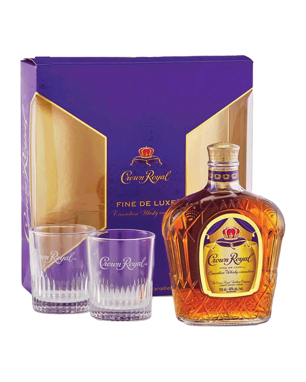 Crown Royal Blended Canadian Whisky Glasses Gift Set | Passion Spirits