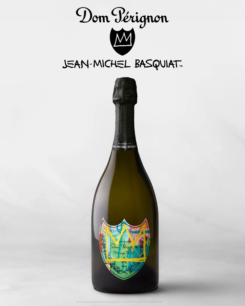 Dom Pérignon Champagne Vintage 2015 Jean-Michel Basquiat Tribute