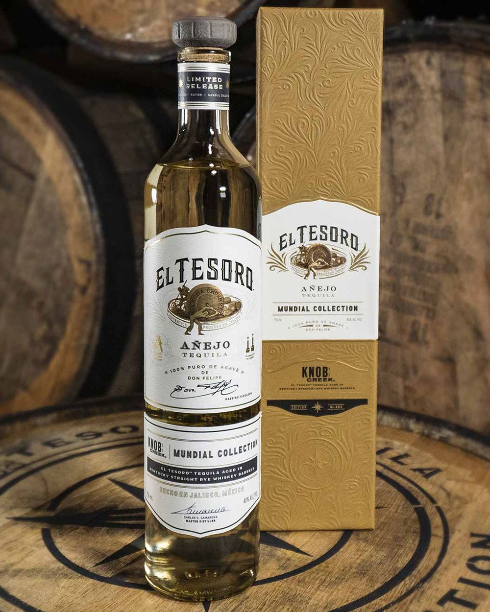 El Tesoro Tequila Anejo Mundial Collection: Knob Creek Edition