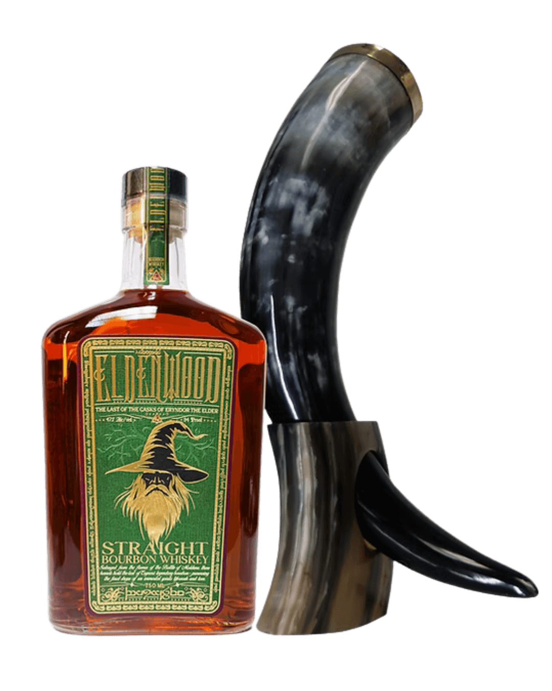 Eldenwood Straight Bourbon Whiskey with Drinking Horn | Passion