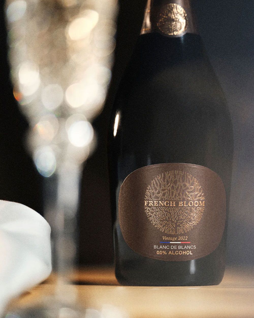 French Bloom La Cuvee Vintage 2022 Blanc De Blancs Non-Alcoholic