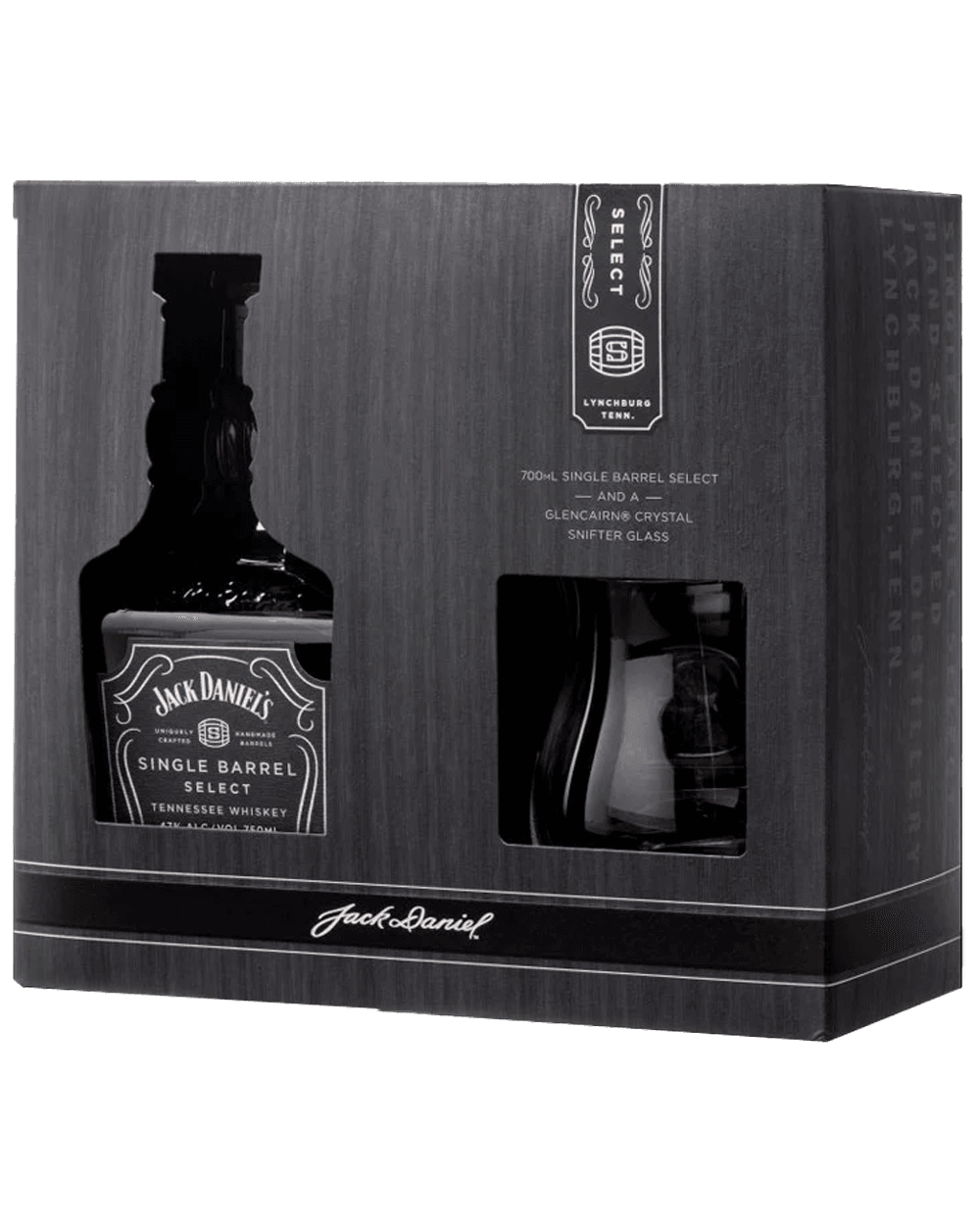 Jack Daniel's Single Barrel Select Whiskey Gift Set with Glencairn