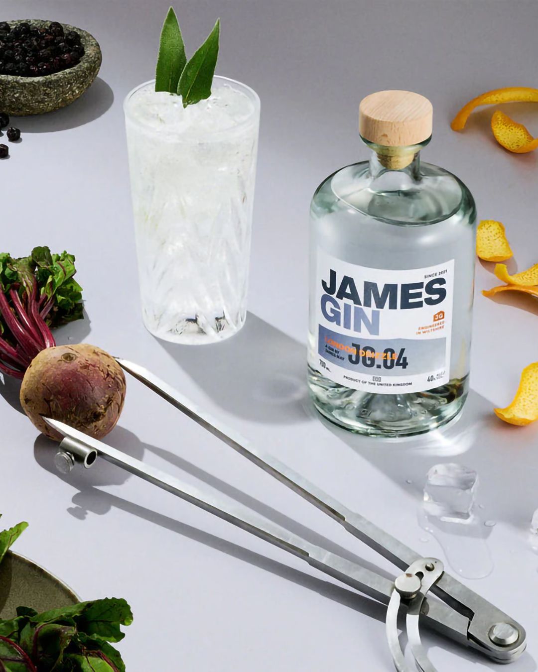 James Gin JG04 London Drizzle | Passion Spirits