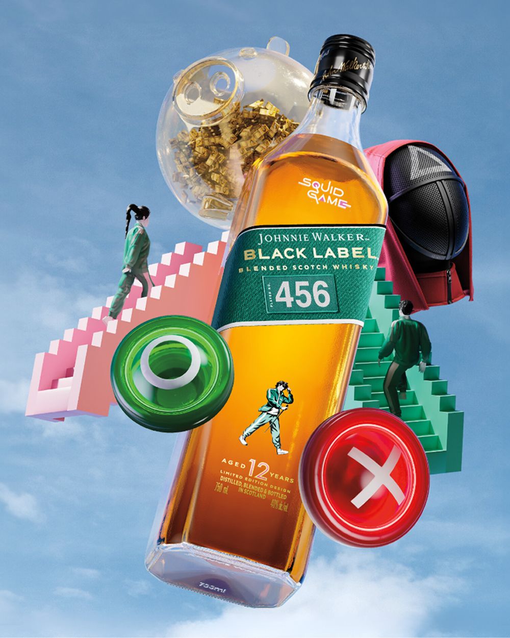 Johnnie Walker フィギュア Old Scotch Whisky Johnnie Walker Scotch Whisky Advertising Plastic Figure