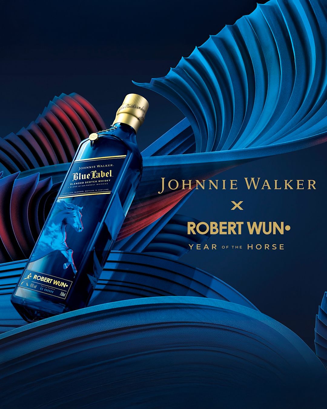 Johnnie Walker Blue Label Year of the Horse Lunar New Year Limited