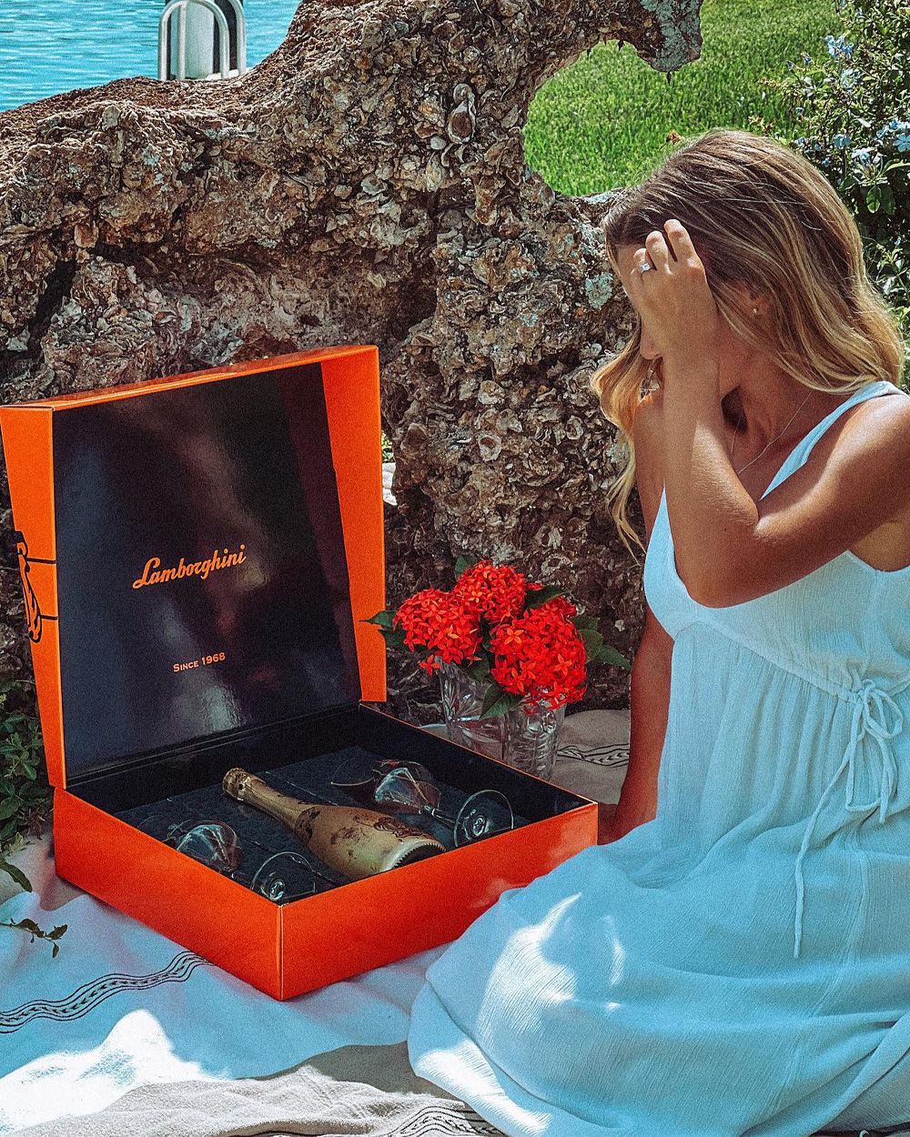Lamborghini Oro Vino Spumante Gift Set | Passion Spirits