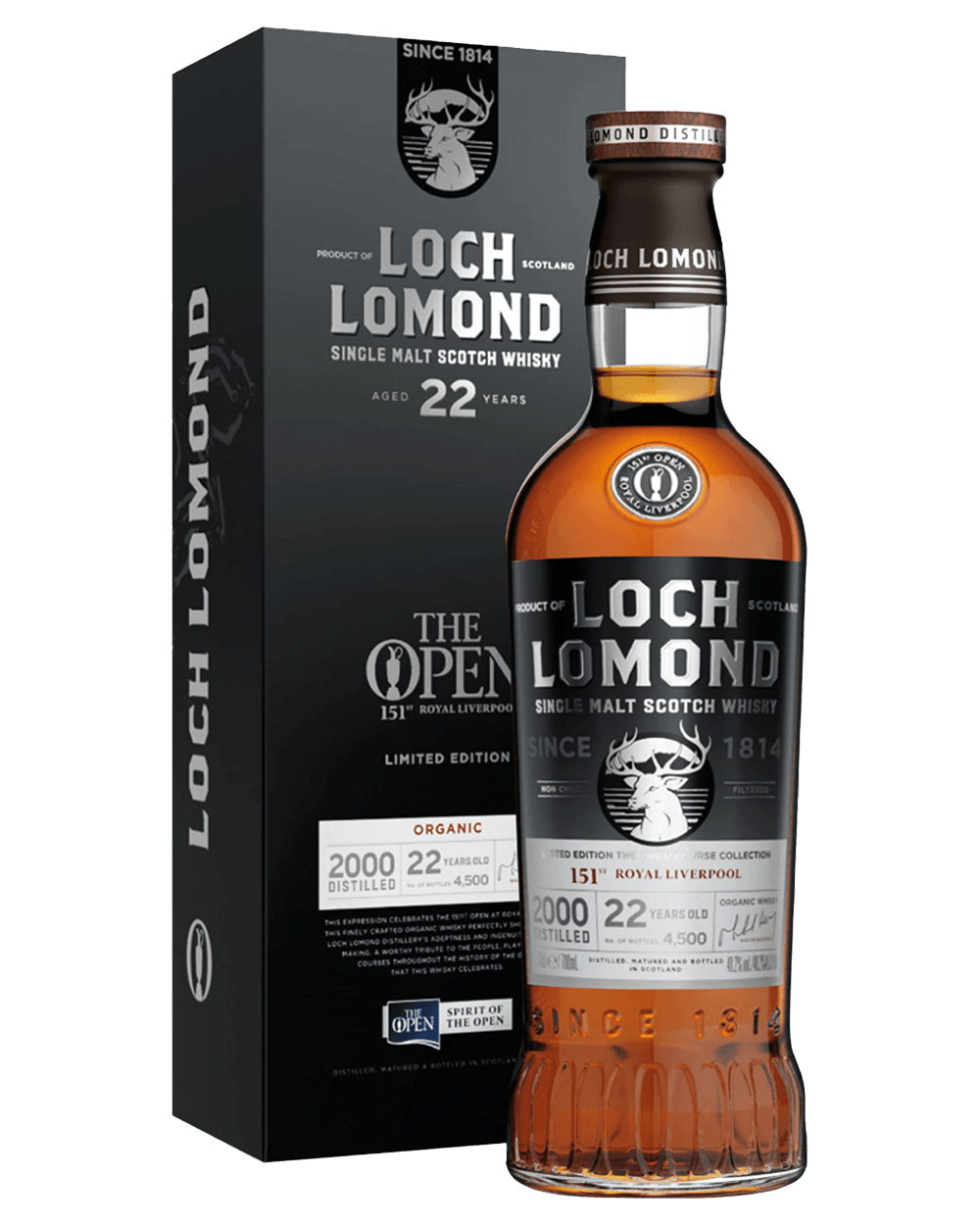 Loch Lomond 2000 The Open Course Collection Organic 22 Year Old