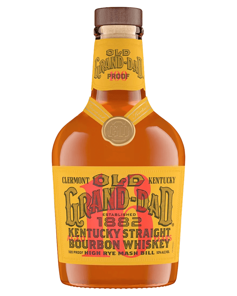 ジ*ル様 OLD GRAND-DAD バーボンウイスキー 1L 100プルーフ Old Grand Dad 16 Year Kentucky Straight Bourbon Whiskey 100 Proof