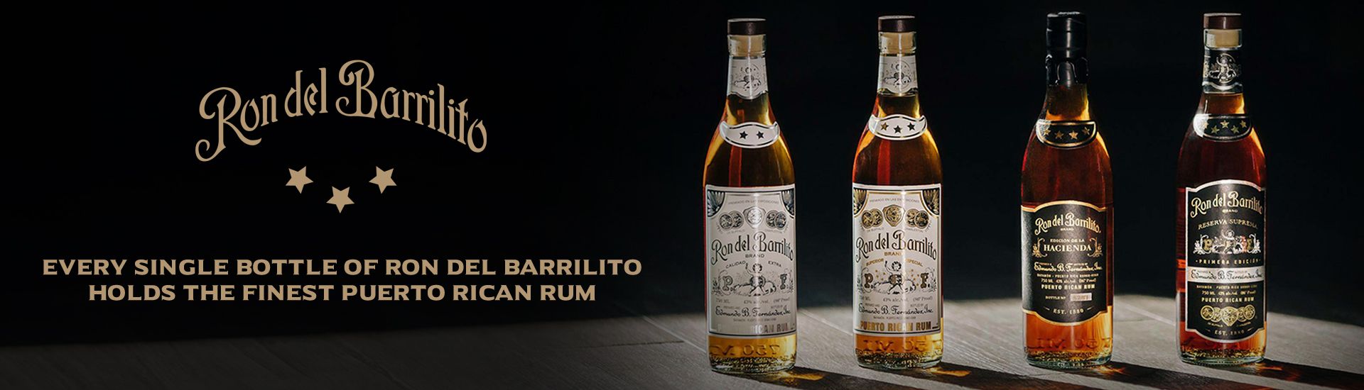 Ron Del Barrilito 'Two Stars' Aged Puerto Rican Rum | Ron Del