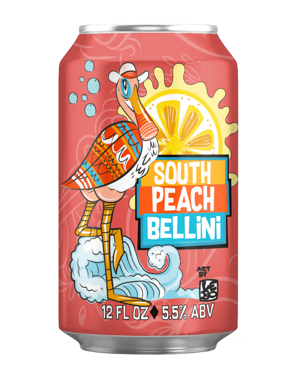 [SP15]オールドブルーム　THE PEACH　ザ・ピーチ　絵柄つき South Beach Brewing Co. South Peach Bellini Sparkling Ale | 6-Pack