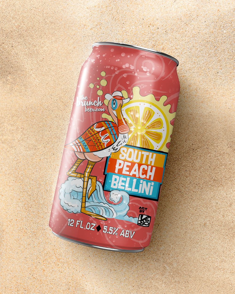 South Beach Brewing Co. South Peach Bellini Sparkling Ale | 6-Pack