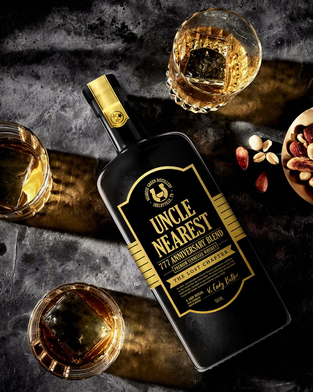 Uncle Nearest 777 Anniversary Blend Premium Tennessee Whiskey The