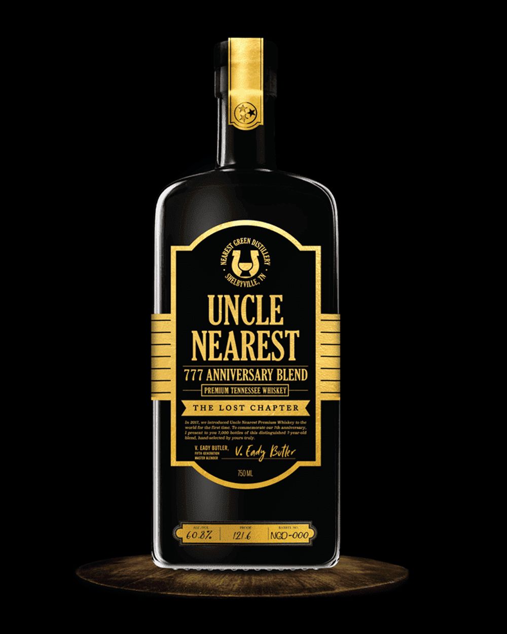 Uncle Nearest 777 Anniversary Blend Premium Tennessee Whiskey The