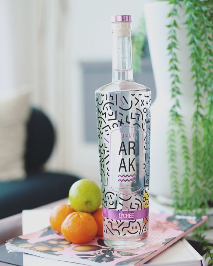 Ariixのライラック ラクティープレミアム Miami Arak - Lychee 750ml | Passion Spirits