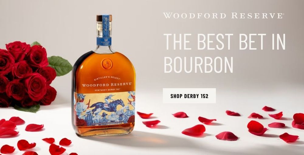 2026年152 Woodford Reserve Kentucky Derby Woodford Reserve Bourbon Kentucky Derby 152 2026 empty Bottle