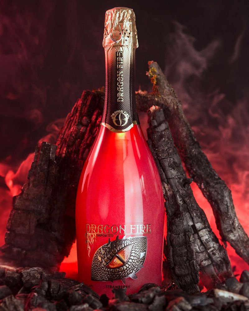 Dragon Fire Strawberry Wine | Passion Spirits