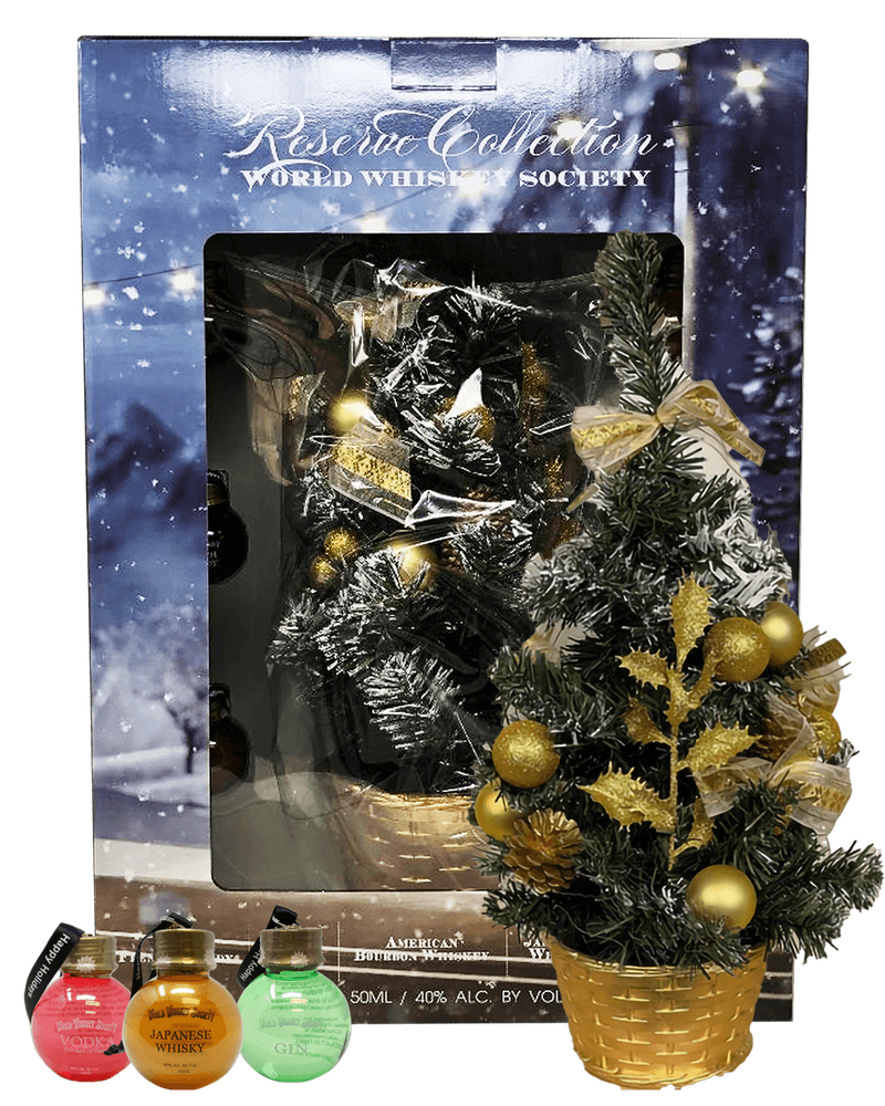 World Whiskey Society Christmas Tree With Balls Reserve Collection