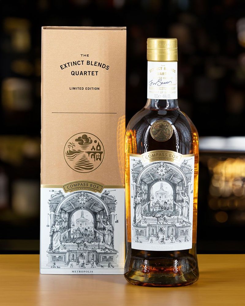 Compass Box The Extinct Blends Quartet 'Metropolis' Limited Compass Box The Extinct Blends Quartet 'Metropolis' Limited