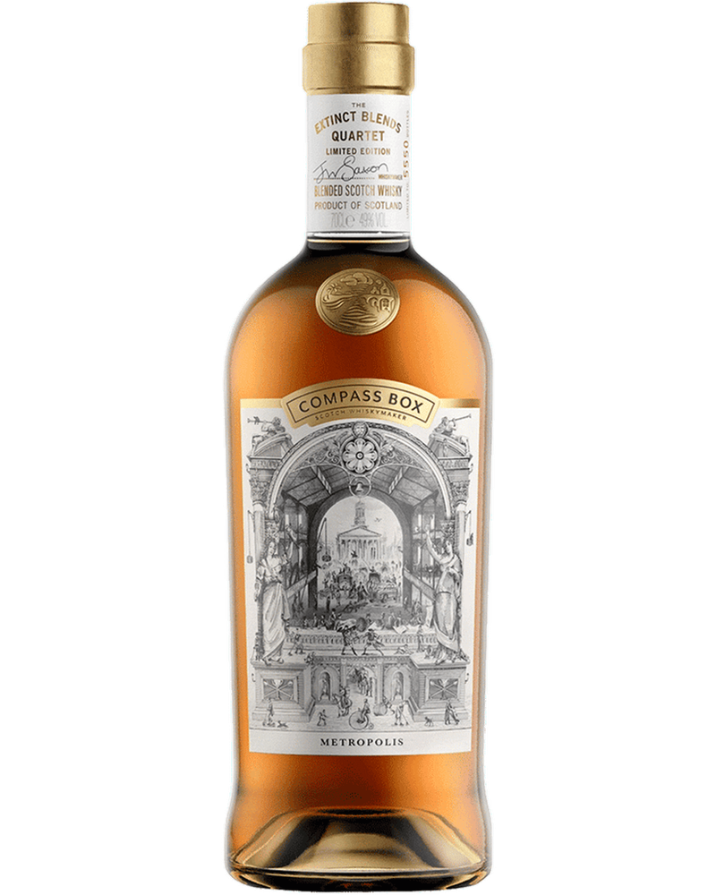 【未開封】Compass Box 700ml Compass Box The Extinct Blends Quartet 'Metropolis' Limited