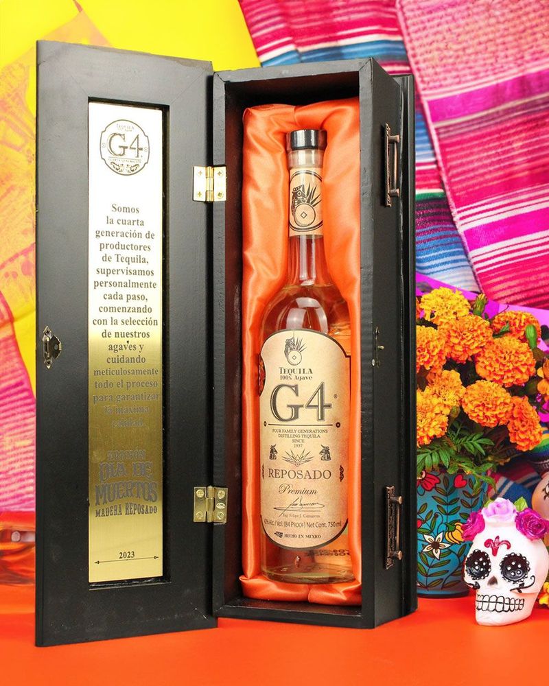 G4 Tequila Reposado Madera Dia De Los Muertos Limited Edition in