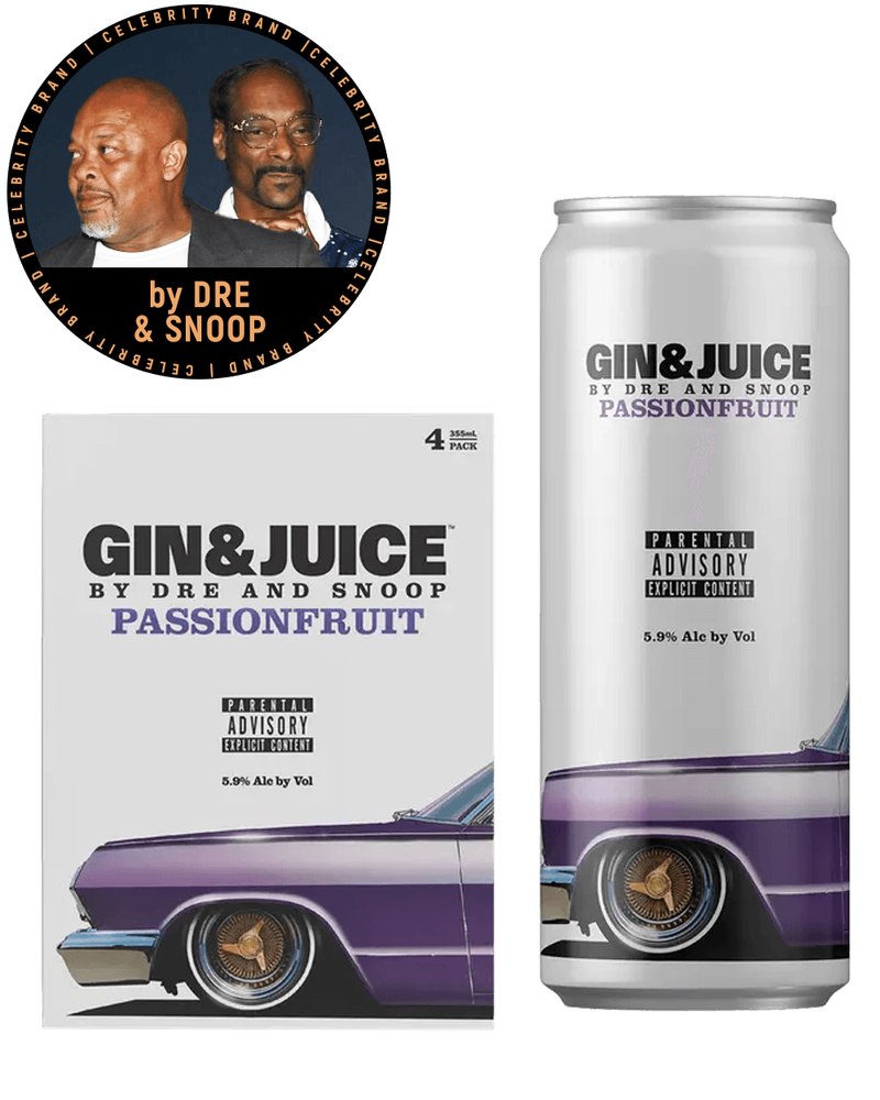 ドクター・ドレーとスヌープ・ドッグ GIN & JUICE 4種セット