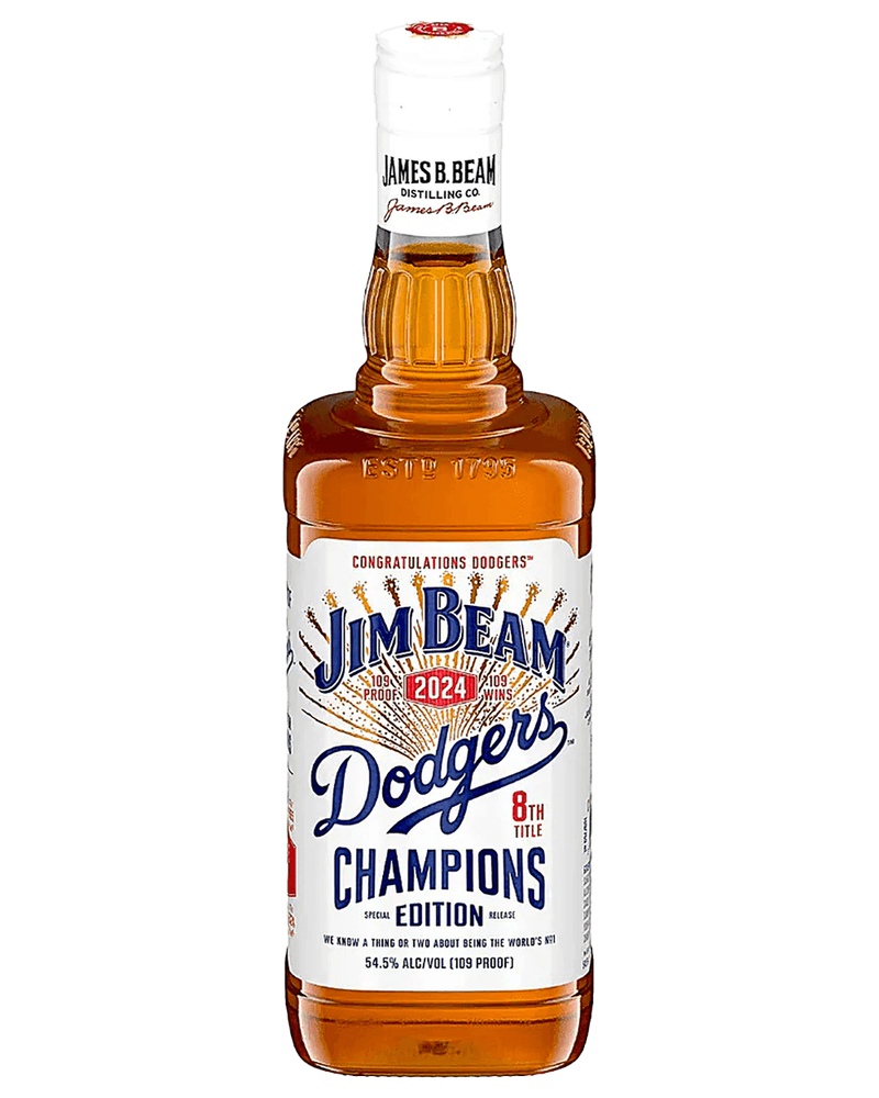 Jim Beam Dodgers 8th Title Champions Edition 109 Proof Bourbon