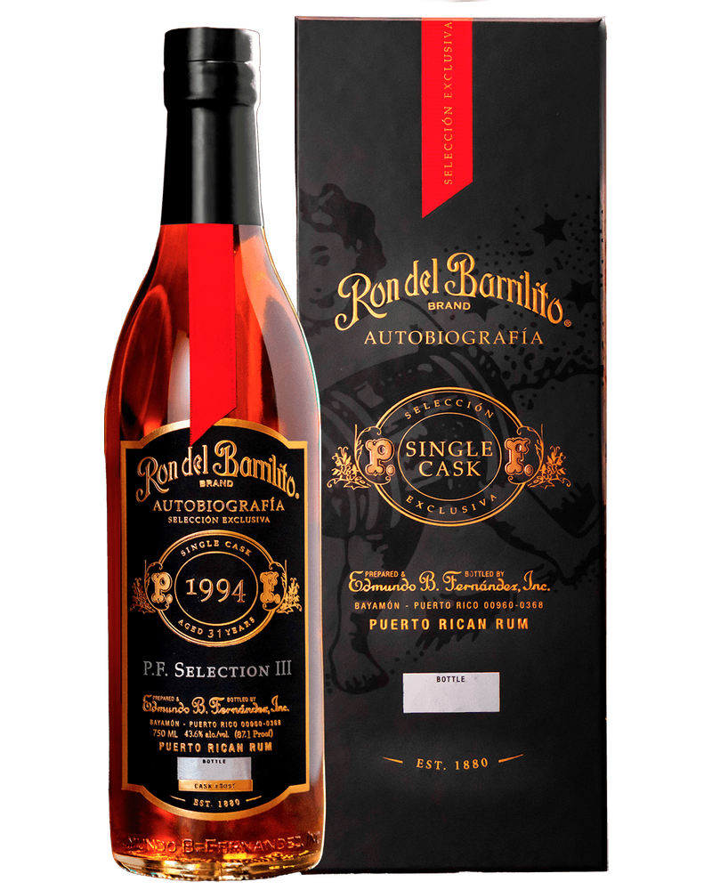Ron Del Barrilito Don Pedro Fernández Selection III Aged Rum