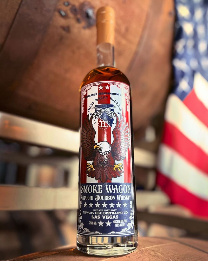 Clause Four – Whiskey Bar （Jahmiga 7\") Smoke Wagon Straight Bourbon Whiskey Fourth of July Edition