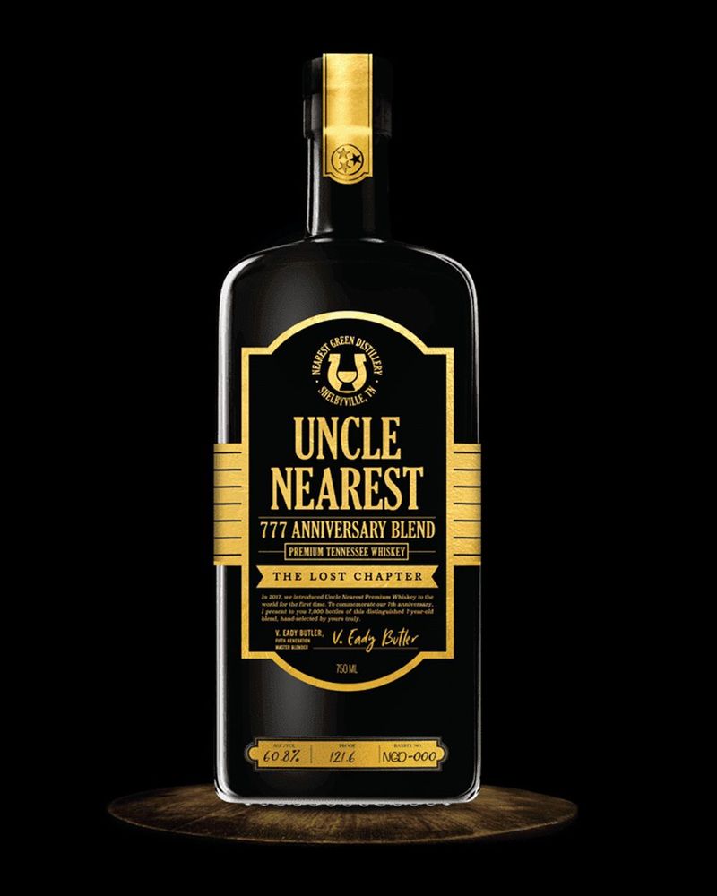 Uncle Nearest 777 Anniversary Blend Premium Tennessee Whiskey The