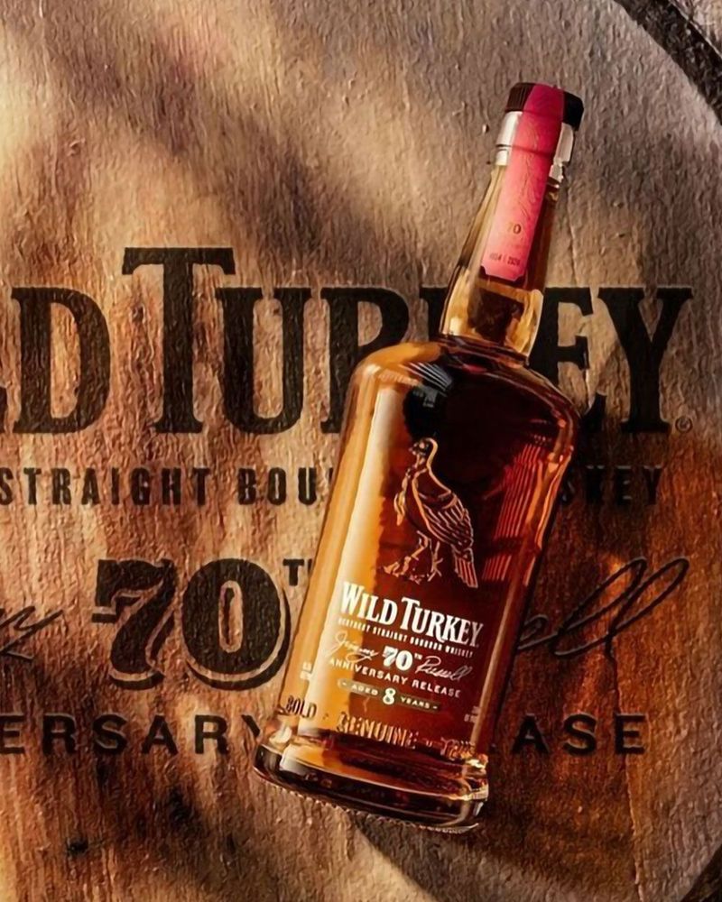 Wild Turkey Jimmy Russel's 70th Anniversary 8 Year Old Release