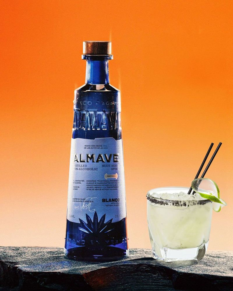 Almave Blanco Non-Alcoholic Blue Agave Spirit by Lewis Hamilton | Passion  Spirits