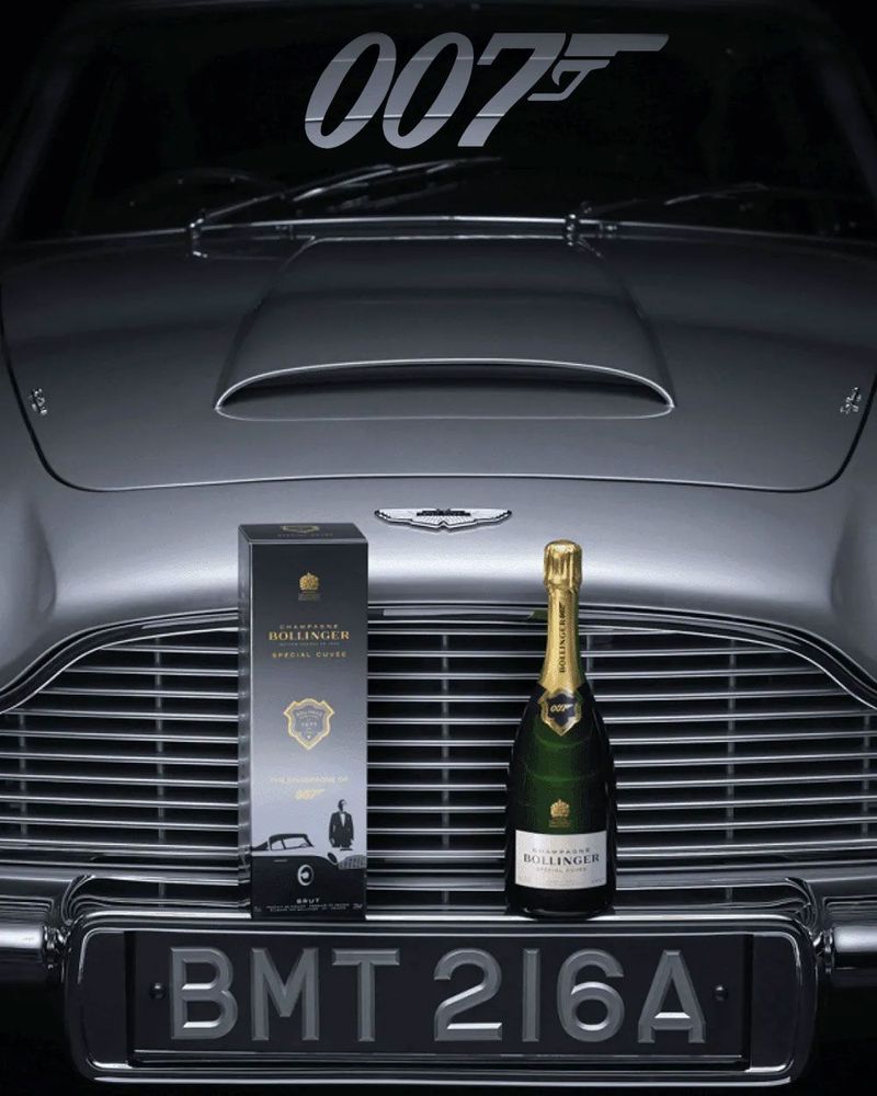 Champagne Bollinger Special Cuveé 007 Limited Collectors