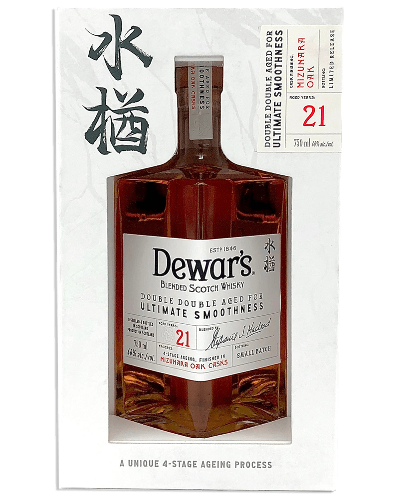 Dewar's Double Double 21 Year Whisky Finished in Mizunara Oak