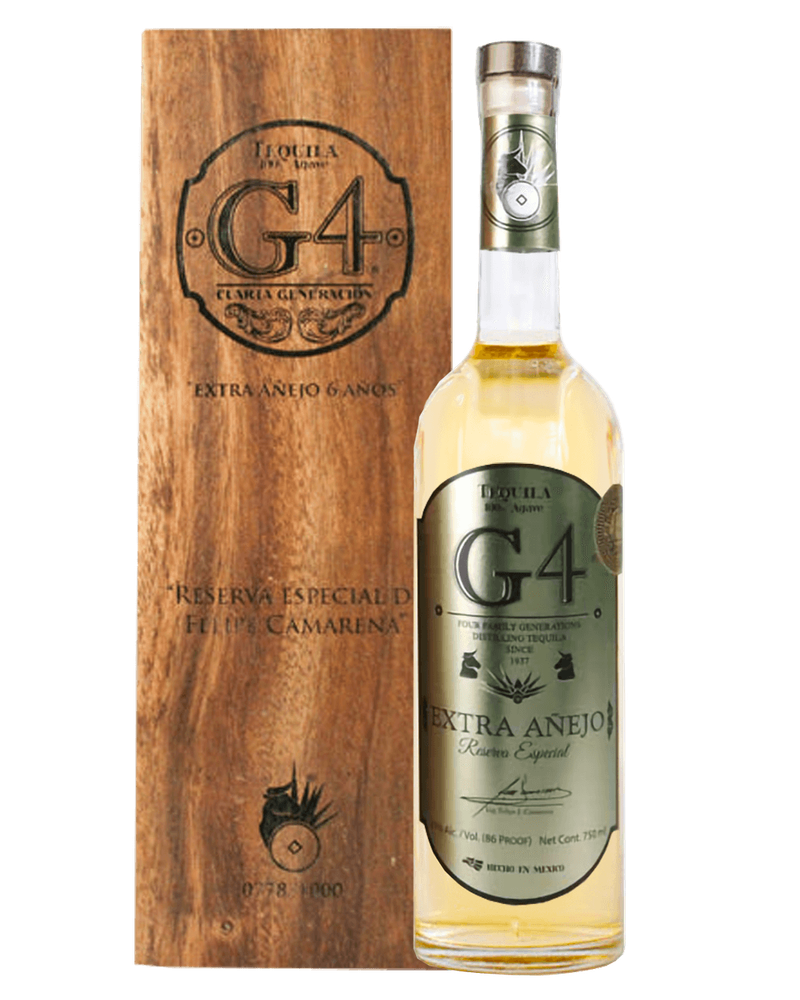 TEQUILA EXTRA AÑEJO G4 Tequila Extra Añejo 'Reserva Especial' Aged 6 Years Limited