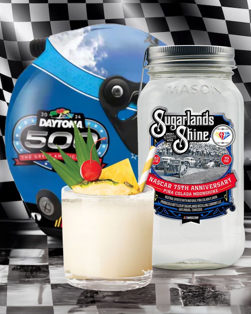 Sugarlands Shine Pina Colada Moonshine NASCAR 75th Anniversary