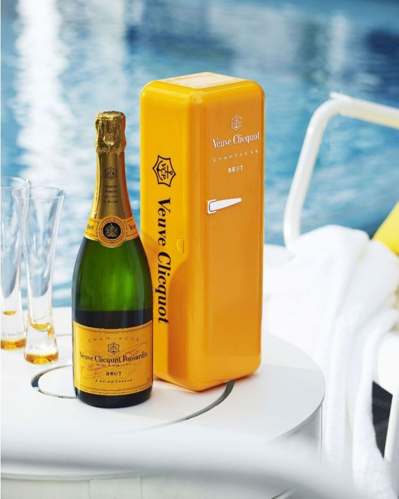Veuve Clicquot Brut Yellow Label Champagne Fridge Gift Box