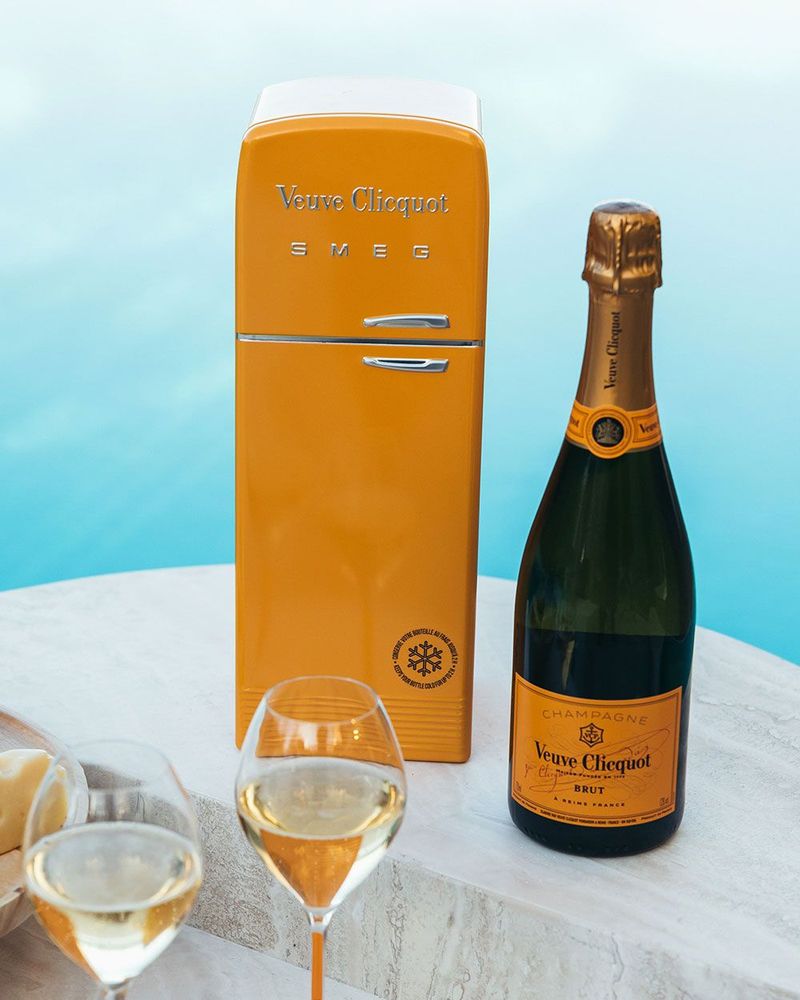 Veuve Clicquot Brut Yellow Label Champagne Fridge Gift Box