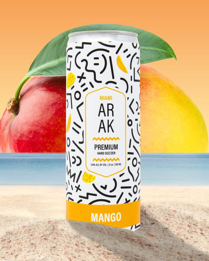Miami Arak Mango Hard Seltzer | Passion Spirits