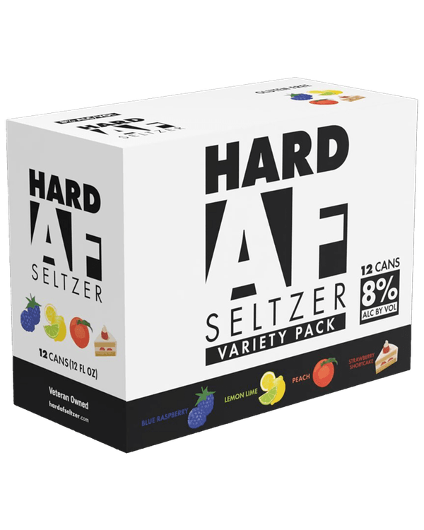 Hard AF Seltzer Variety Case | 24 Pack | Passion Spirits