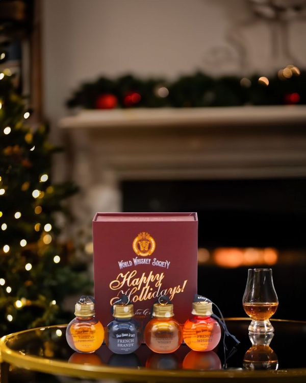 World Whiskey Society Happy Holiday Christmas Balls Sampler