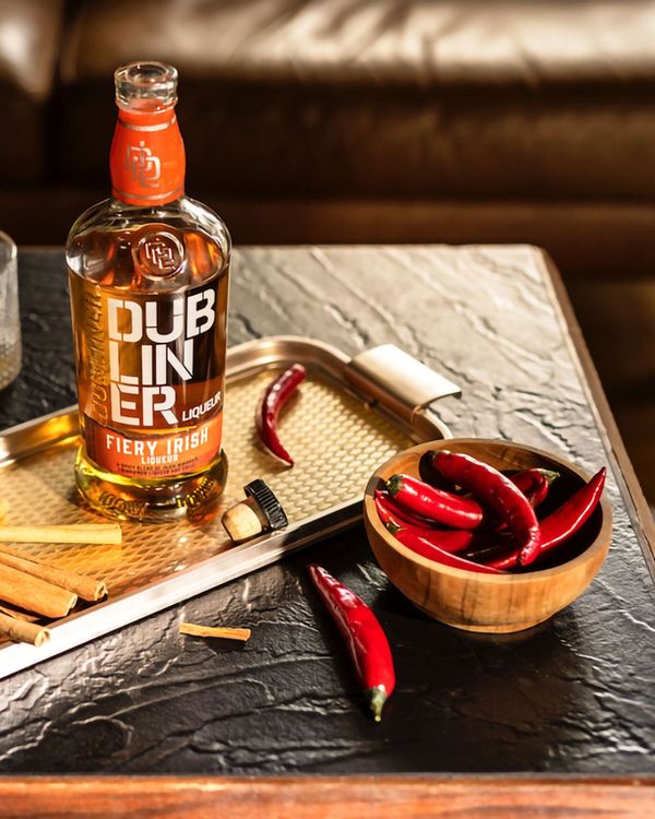 Dubliner Fiery Irish Whiskey Liqueur Spicy Cinnamon and Fiery